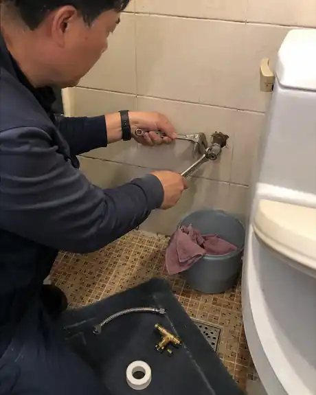 변기교체 작업 결과